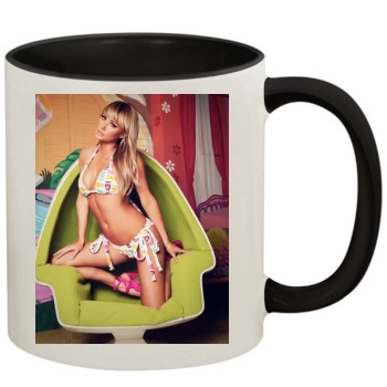 Sara Jean Underwood 11oz Colored Inner & Handle Mug