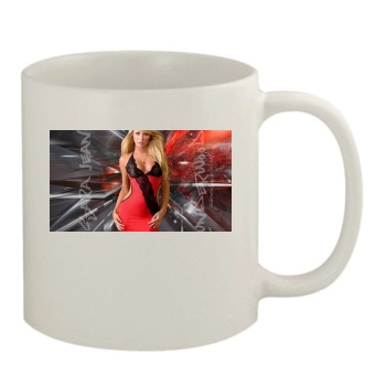 Sara Jean Underwood 11oz White Mug