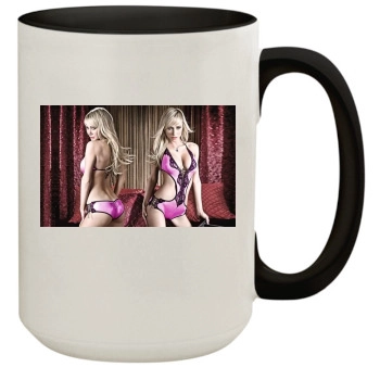 Sara Jean Underwood 15oz Colored Inner & Handle Mug