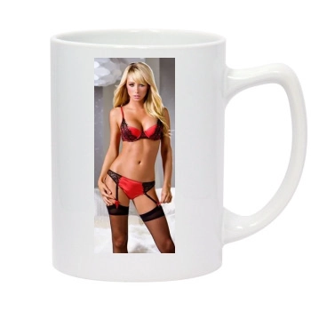 Sara Jean Underwood 14oz White Statesman Mug