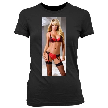 Sara Jean Underwood Women's Junior Cut Crewneck T-Shirt