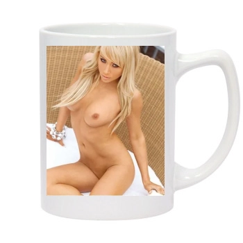 Sara Jean Underwood 14oz White Statesman Mug