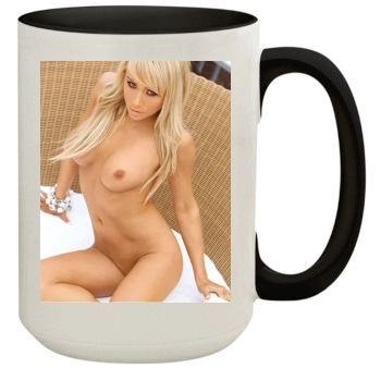 Sara Jean Underwood 15oz Colored Inner & Handle Mug