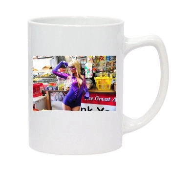 Sara Jean Underwood 14oz White Statesman Mug