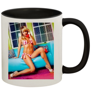 Sara Jean Underwood 11oz Colored Inner & Handle Mug