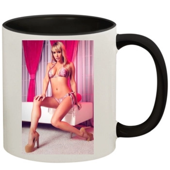 Sara Jean Underwood 11oz Colored Inner & Handle Mug