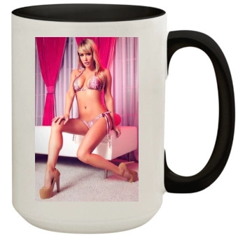 Sara Jean Underwood 15oz Colored Inner & Handle Mug