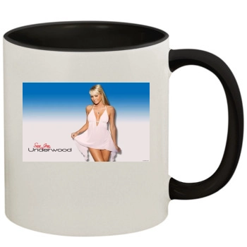 Sara Jean Underwood 11oz Colored Inner & Handle Mug