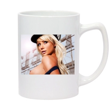 Sara Jean Underwood 14oz White Statesman Mug