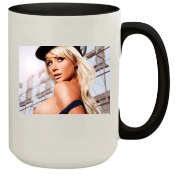 Sara Jean Underwood 15oz Colored Inner & Handle Mug