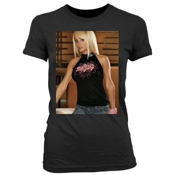 Sara Jean Underwood Women's Junior Cut Crewneck T-Shirt