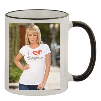 Sara Jean Underwood 11oz Colored Rim & Handle Mug