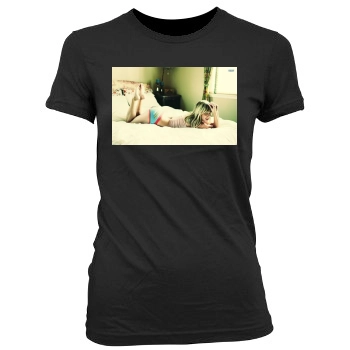 Sara Jean Underwood Women's Junior Cut Crewneck T-Shirt