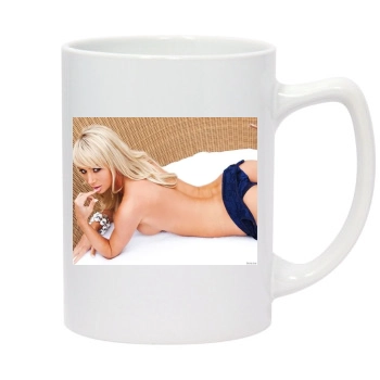 Sara Jean Underwood 14oz White Statesman Mug