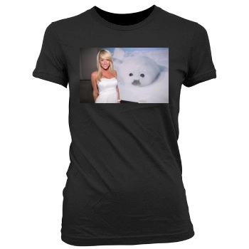 Sara Jean Underwood Women's Junior Cut Crewneck T-Shirt