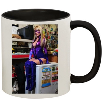 Sara Jean Underwood 11oz Colored Inner & Handle Mug