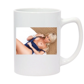 Sara Jean Underwood 14oz White Statesman Mug