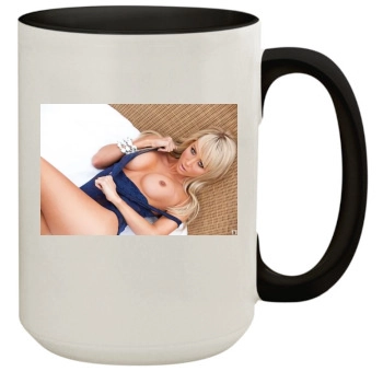 Sara Jean Underwood 15oz Colored Inner & Handle Mug