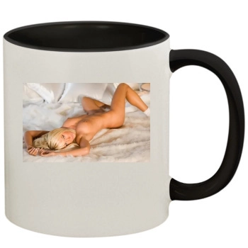 Sara Jean Underwood 11oz Colored Inner & Handle Mug