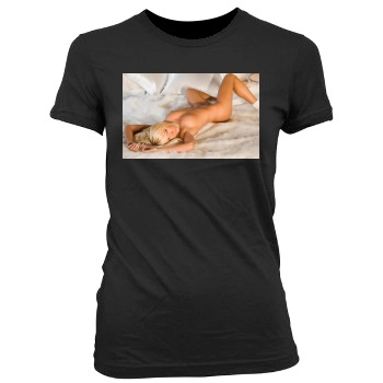 Sara Jean Underwood Women's Junior Cut Crewneck T-Shirt