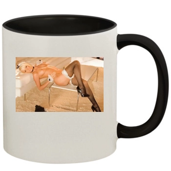 Sara Jean Underwood 11oz Colored Inner & Handle Mug