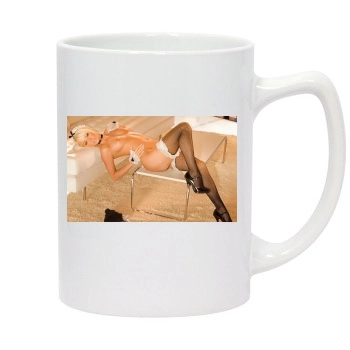 Sara Jean Underwood 14oz White Statesman Mug