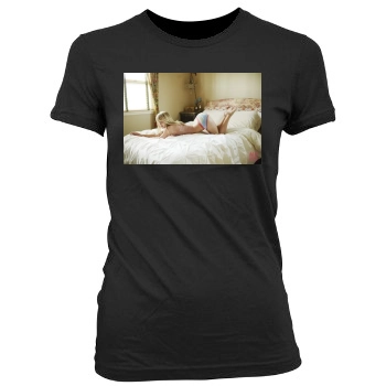 Sara Jean Underwood Women's Junior Cut Crewneck T-Shirt