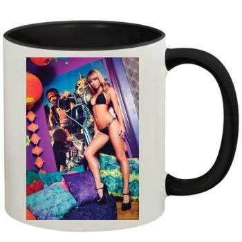 Sara Jean Underwood 11oz Colored Inner & Handle Mug