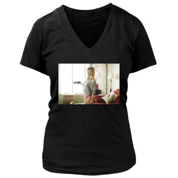 Sara Jean Underwood Women's Deep V-Neck TShirt