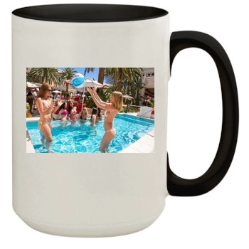 Sara Jean Underwood 15oz Colored Inner & Handle Mug