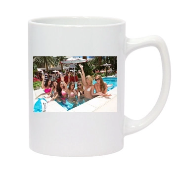 Sara Jean Underwood 14oz White Statesman Mug