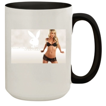 Sara Jean Underwood 15oz Colored Inner & Handle Mug