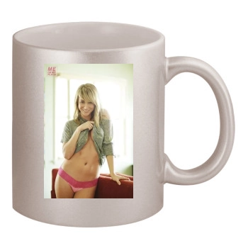 Sara Jean Underwood 11oz Metallic Silver Mug