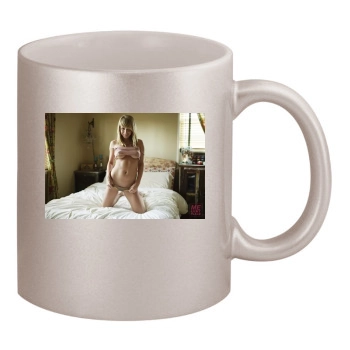 Sara Jean Underwood 11oz Metallic Silver Mug