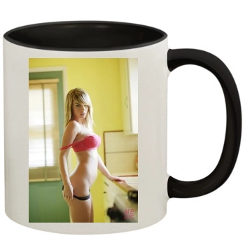 Sara Jean Underwood 11oz Colored Inner & Handle Mug