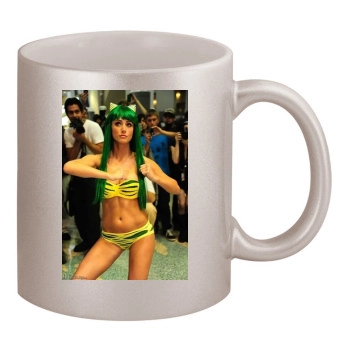 Sara Jean Underwood 11oz Metallic Silver Mug