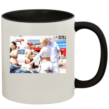 Sara Jean Underwood 11oz Colored Inner & Handle Mug