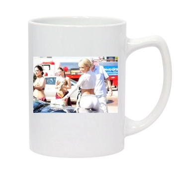 Sara Jean Underwood 14oz White Statesman Mug