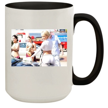 Sara Jean Underwood 15oz Colored Inner & Handle Mug