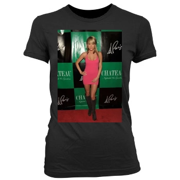 Sara Jean Underwood Women's Junior Cut Crewneck T-Shirt