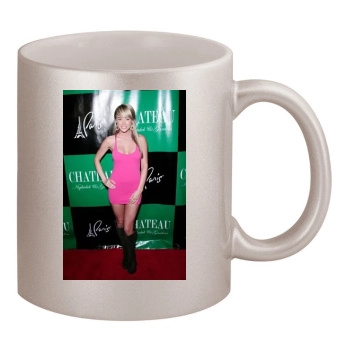 Sara Jean Underwood 11oz Metallic Silver Mug