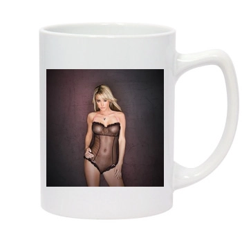 Sara Jean Underwood 14oz White Statesman Mug