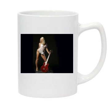 Sara Jean Underwood 14oz White Statesman Mug