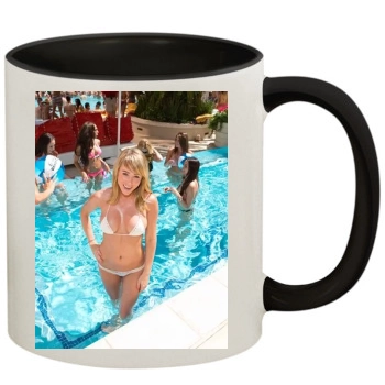 Sara Jean Underwood 11oz Colored Inner & Handle Mug