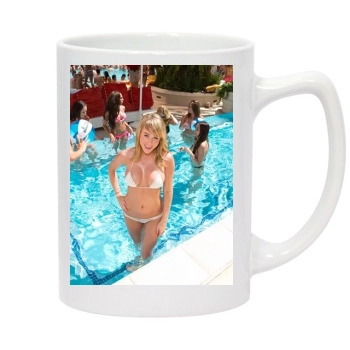 Sara Jean Underwood 14oz White Statesman Mug