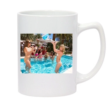 Sara Jean Underwood 14oz White Statesman Mug