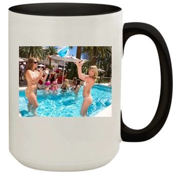 Sara Jean Underwood 15oz Colored Inner & Handle Mug