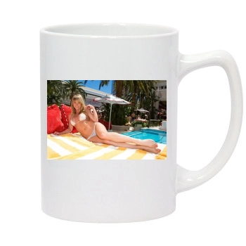 Sara Jean Underwood 14oz White Statesman Mug