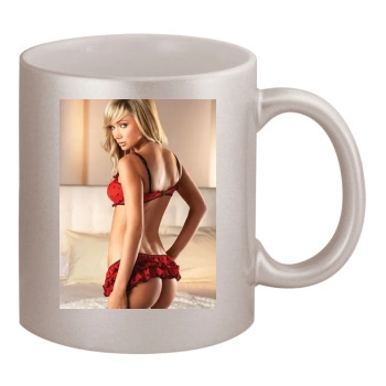 Sara Jean Underwood 11oz Metallic Silver Mug