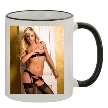 Sara Jean Underwood 11oz Colored Rim & Handle Mug